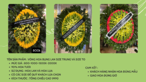 vòng hoa nhà tang lễ HỮU NGHỊ VIỆT XÔ