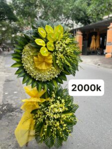 mẫu vòng hoa tang lễ số 5 trần thánh tông