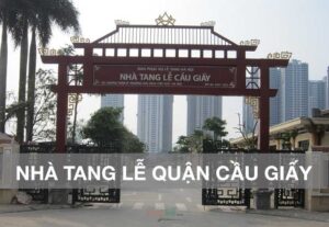 đặt vòng hoa nhà tang lễ Cầu Giấy