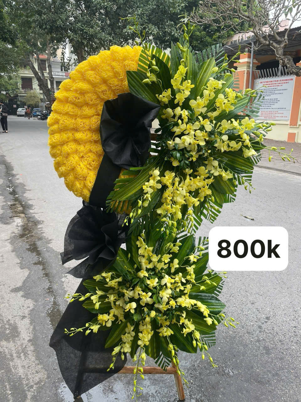 đặt vòng hoa tang lễ thanh trì