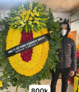 MỨC GIÁ VÒNG HOA TANG LỄ