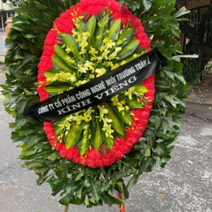 Vòng hoa nhà tang lễ Cầu Giấy