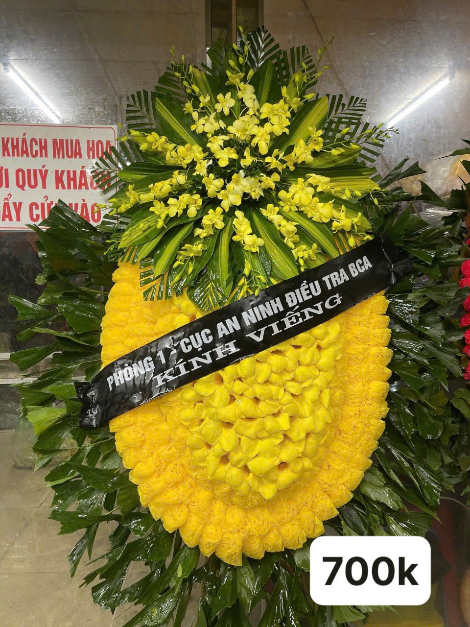 đặt vòng hoa nhà tang lễ thanh trì