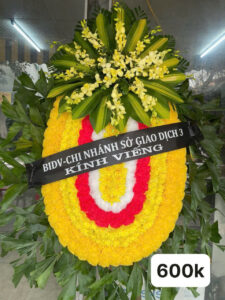 Vòng hoa tang lễ quận Thanh Xuân