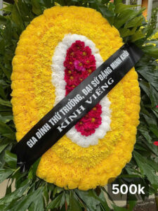 Vòng hoa tang lễ quận Thanh Xuân