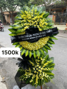 mẫu vòng hoa tang lễ 108